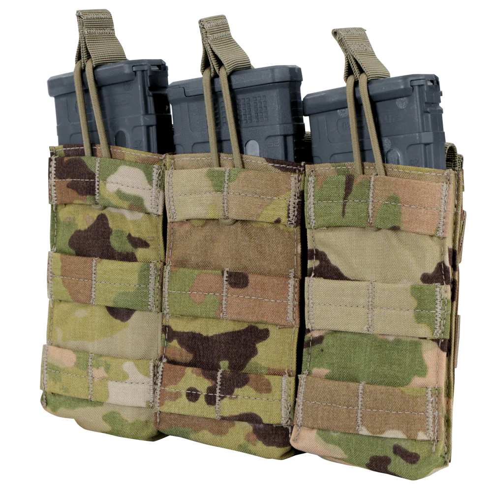 Triple M4/M16 Open-Top Mag Pouch - Scorpion OCP