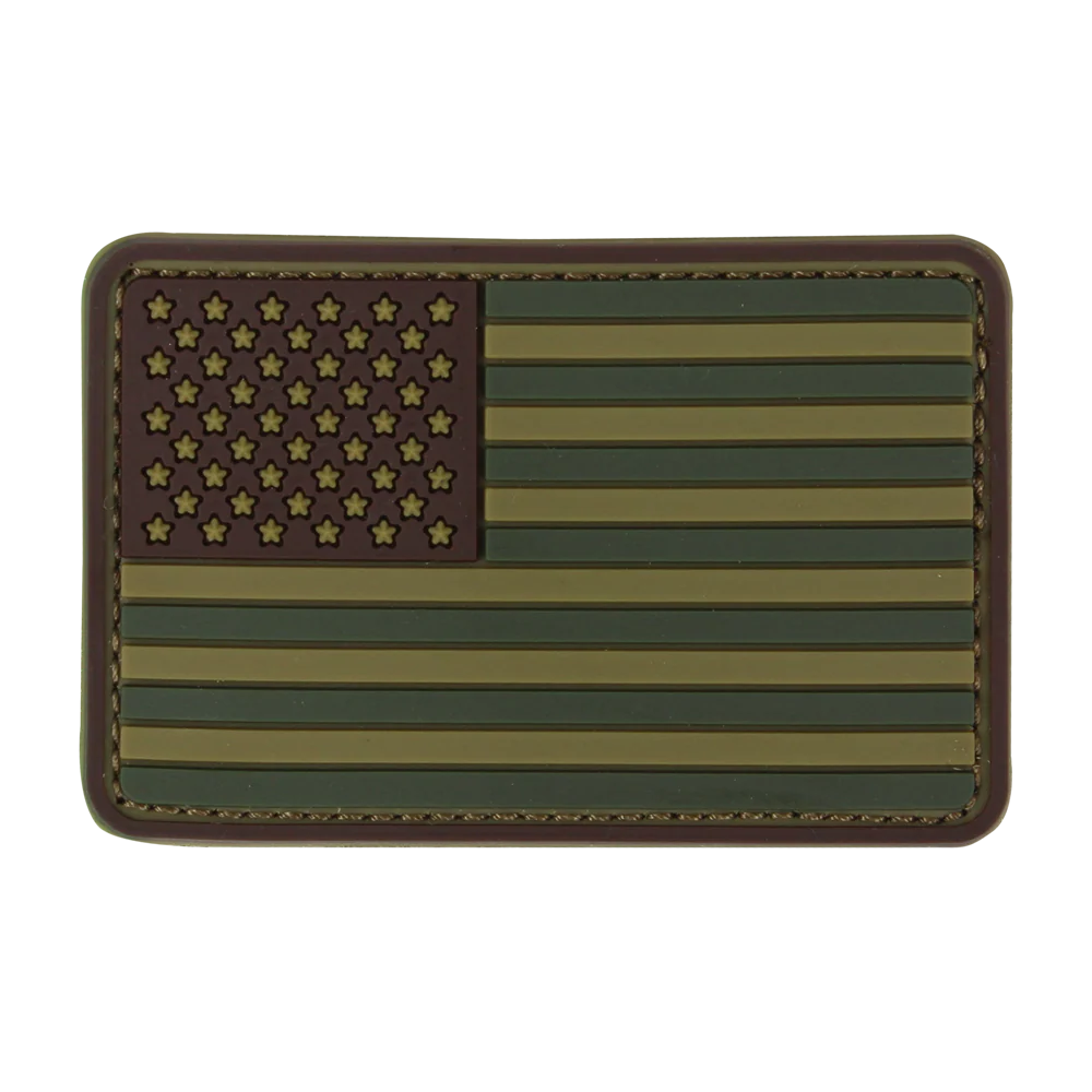 US Flag PVC Patch 3 US Flag PVC Patch