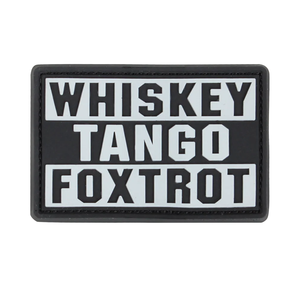 Whiskey Tango Foxtrot PVC Patch
