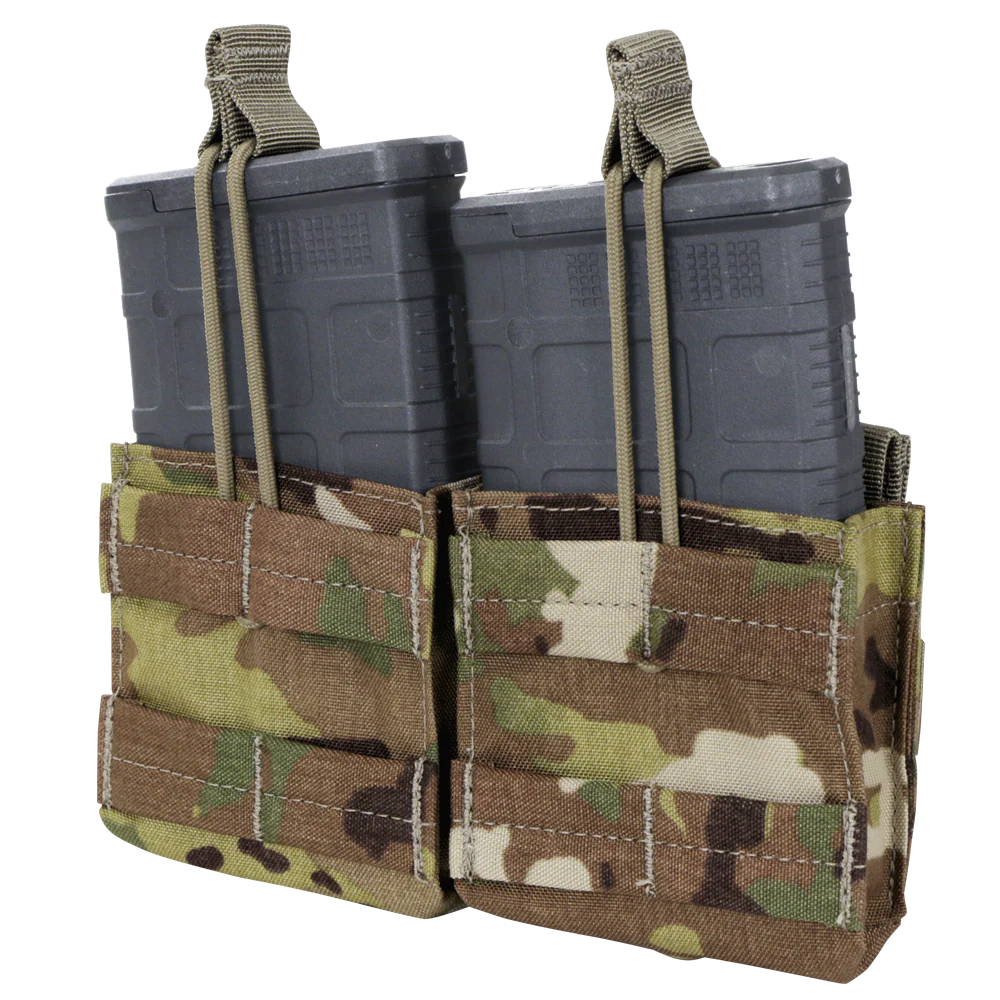 Double M14 Open-Top Mag Pouch - Scorpion OCP