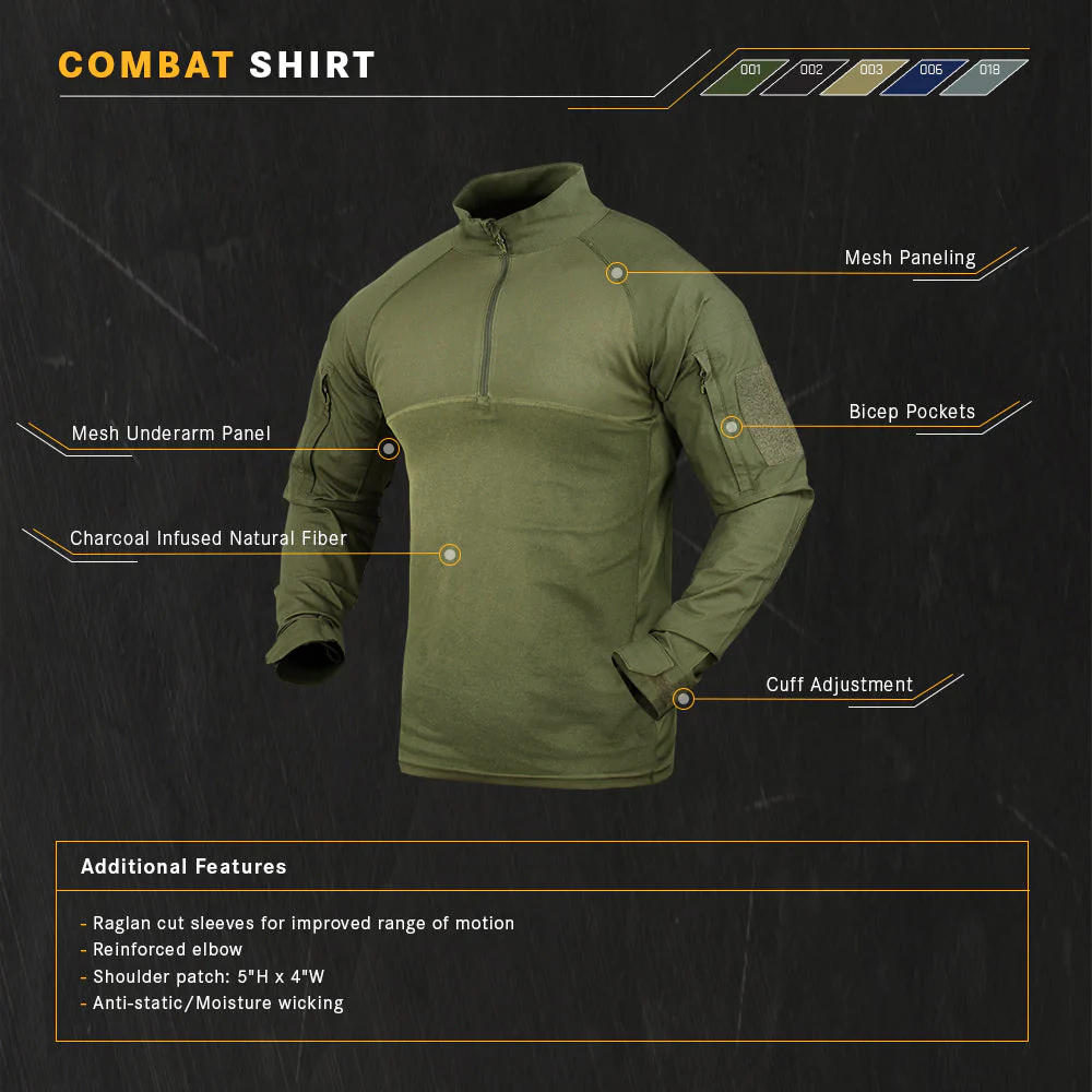 Long Sleeve Combat Shirt - Scorpion OCP 5 Long Sleeve Combat Shirt - Scorpion OCP