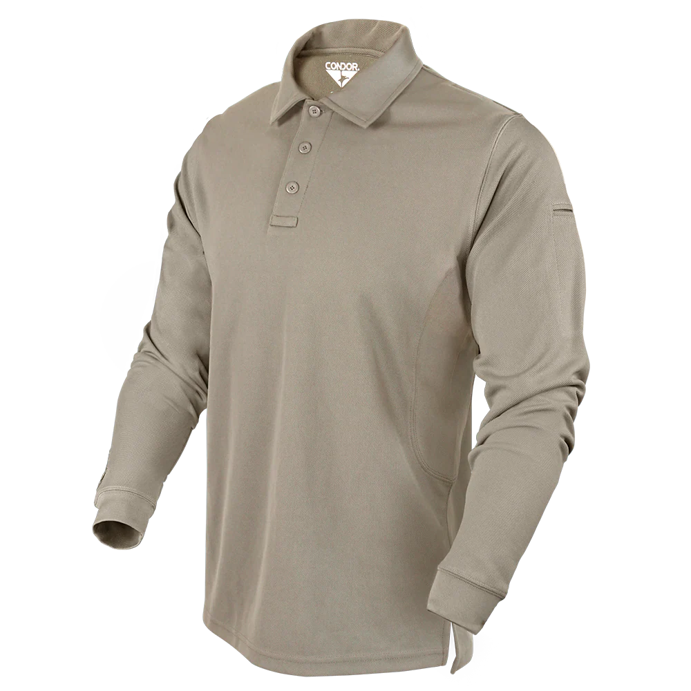 Long Sleeve Performance Tactical Polo | SALE