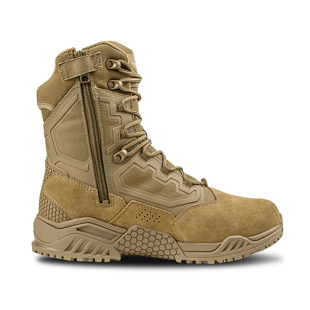 Brigade 8" Tactical Boots - Zip (Coyote Brown)