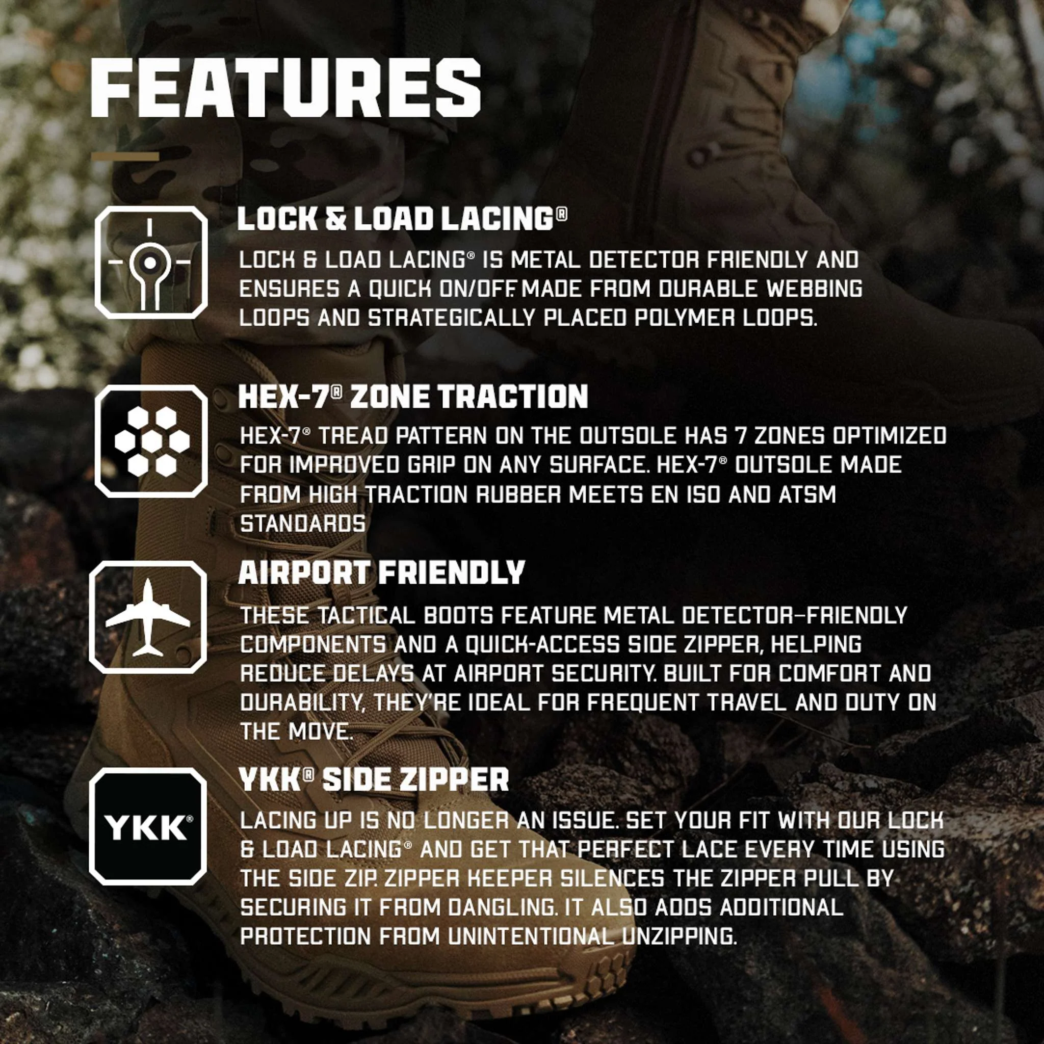 Brigade 8" Tactical Boots - Zip (Coyote Brown) 13 Brigade 8" Tactical Boots - Zip (Coyote Brown)