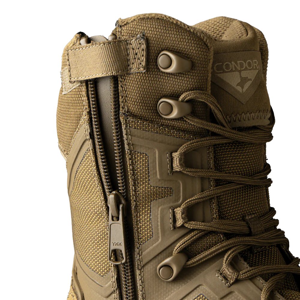Brigade 8" Tactical Boots - Zip (Coyote Brown) 7 Brigade 8" Tactical Boots - Zip (Coyote Brown)