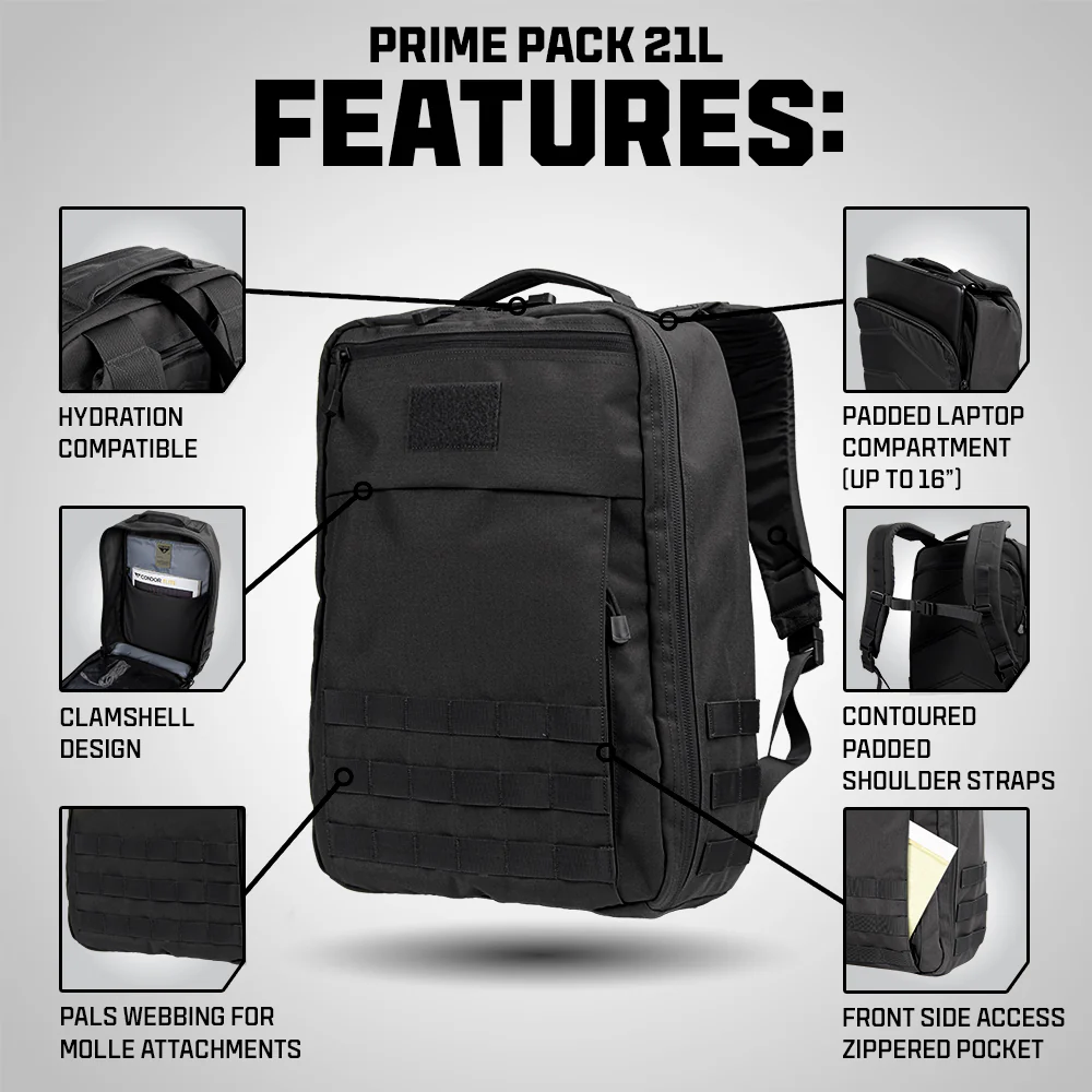Prime Pack 21L - MultiCam Black 8 Prime Pack 21L - MultiCam Black