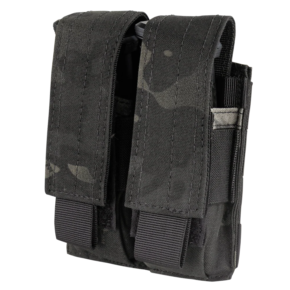 Double Pistol Mag Pouch - MultiCam Black