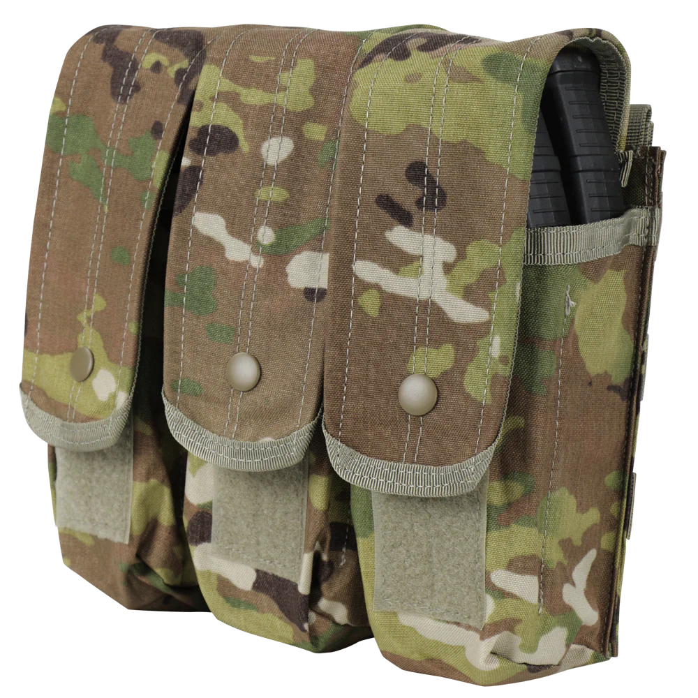 Triple AK/AR Mag Pouch - Scorpion OCP